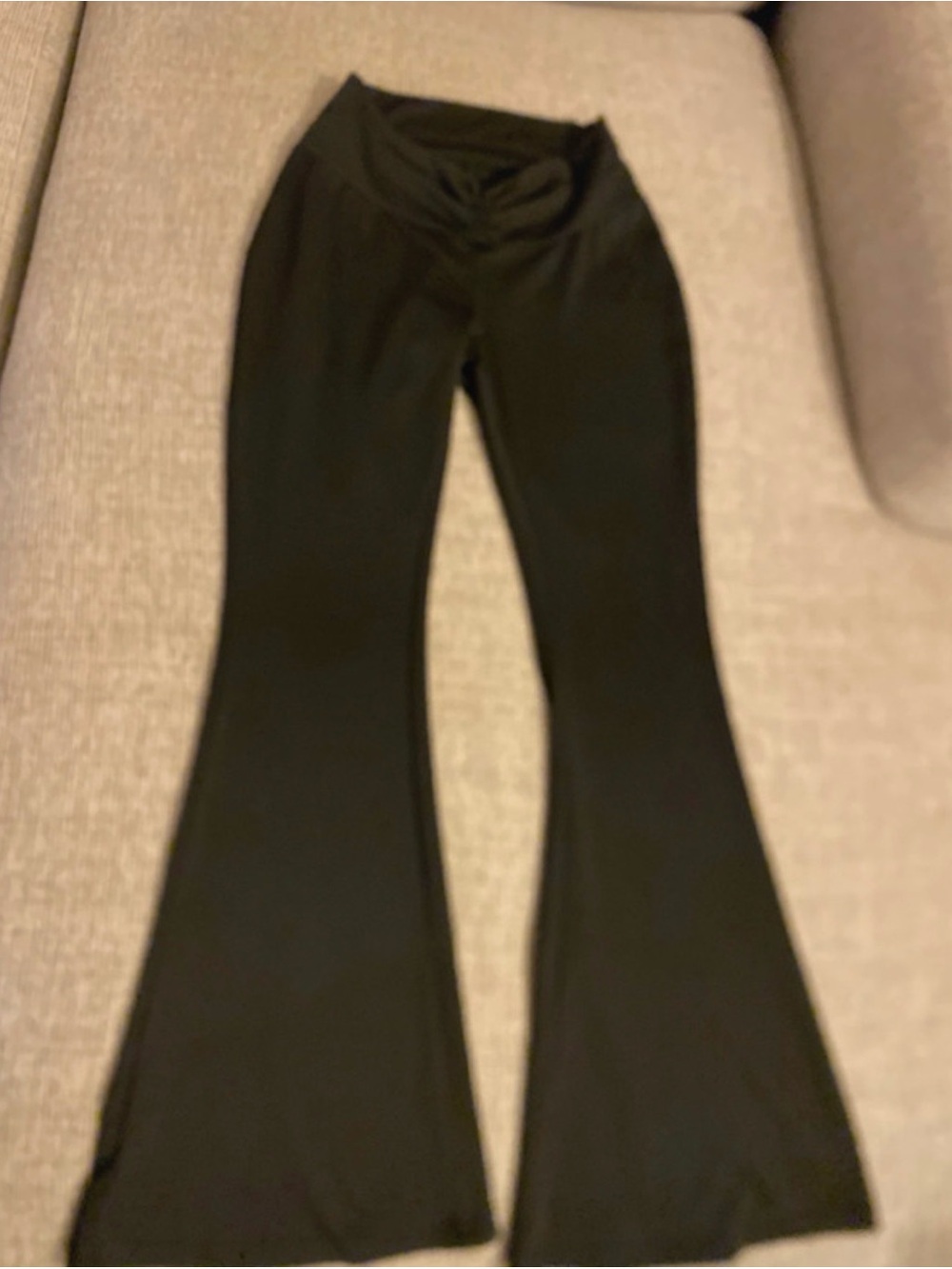 SHEIN Black Flared Yoga Pants